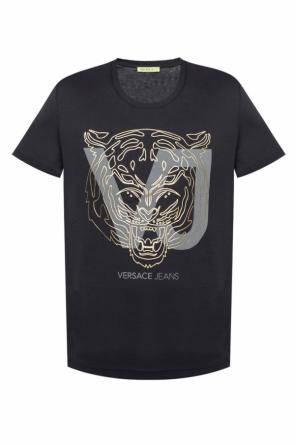 T-shirt with motif of tiger head, zdjęcie 1 T-shirt with motif of tiger head od Versace Jeans